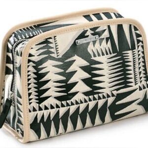NWOT Stella & Dot Tribal Geometric Print Cosmetic Bag